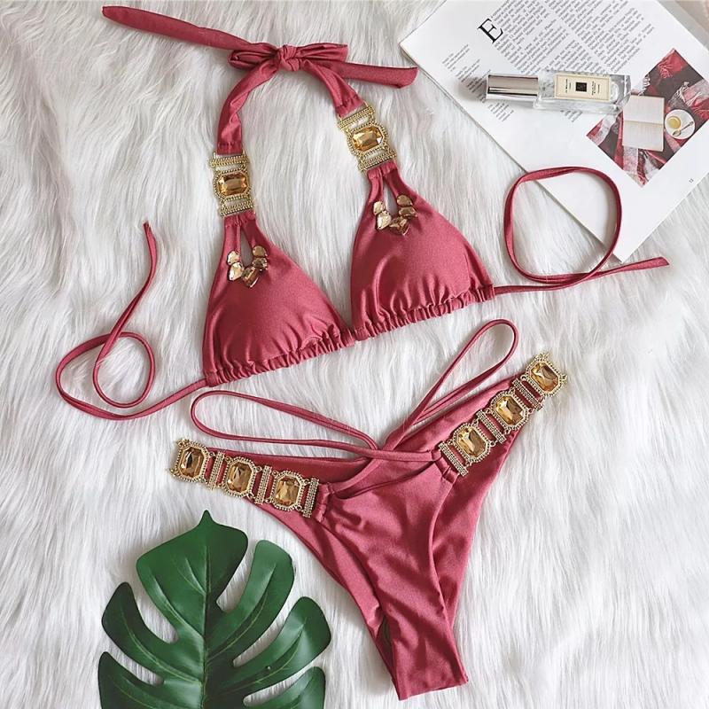 Sexy Crystal Diamond Bikini