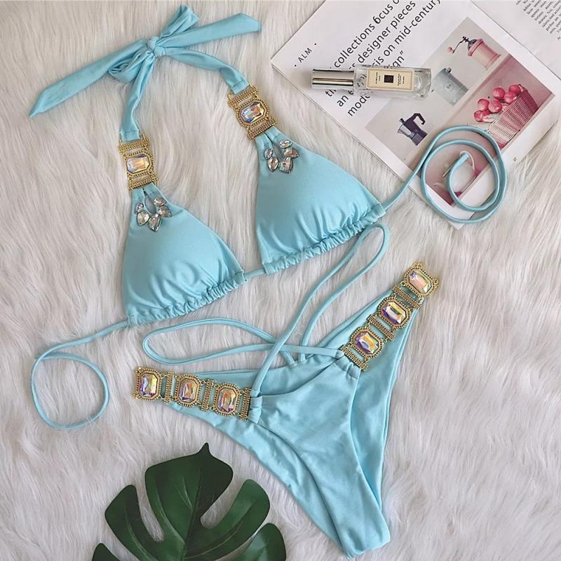 Sexy Crystal Diamond Bikini